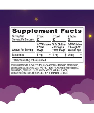 Zarbee's Naturals Children's Sleep with Melatonin - Grape Chewable Tablets - 50 Count - Buy Online on GoSupps.com