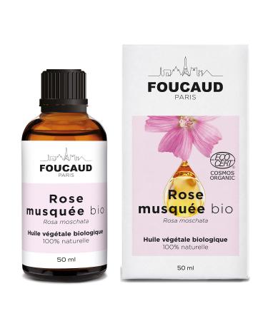 Foucaud |Vegetable oil from wild rose |Rosa Moshata |Bio |100% natural |Smoothing |Anti-spots |Regenerating |Smoothing |50 ml |French brand since 1946