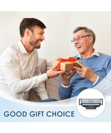 Buy Razor Blades for Men | 12 Triple Blade Refill - Anti-Clog Design for Wet Razors - Buy Online on GoSupps.com