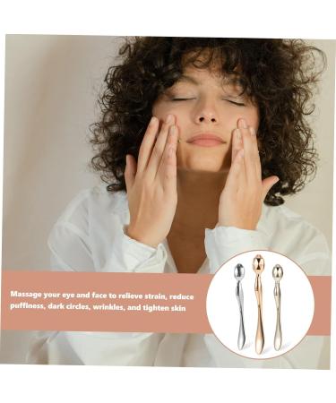 GLEAVI 15 Pi ces Cuill re Creuser En M tal Cuill re Beaut Gadgets Maquillage Masseur Bille Petit Applicateur Cr me Pour Les Yeux Masseur Oculaire Compact Rouleau - Buy Online on GoSupps.com