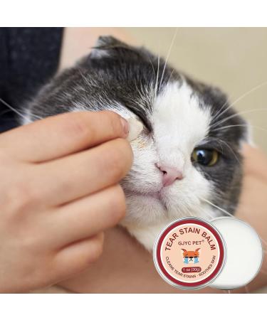 Bisienya Dog Tear Stain Remover Pet Tear Stain Remover Balm Natural Eye Care for Dogs and Cats Tear Stain Remover for Dogs Eyes Gently Cleanses and Restores Sparkling Eyes(30g) - Buy Online on GoSupps.com