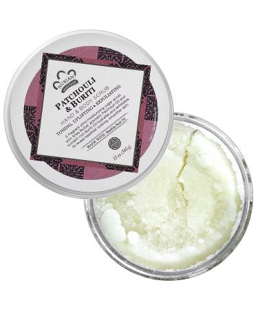 Nubian Heritage Patchouli & Buriti Hand & Body Scrub - 12 oz | Exfoliating Body Scrub - Buy Online on GoSupps.com