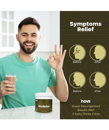 Novii Shtoibrine Decongestant Powder | 100% Natural Herbal Remedy for Sinus Relief | Kosher Certified | 6oz | Effective Congestion & Mucus Relief - Buy Online on GoSupps.com
