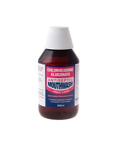 Chlorhexidine Gluconate Antiseptic Mouthwash Original Flavour 300Ml