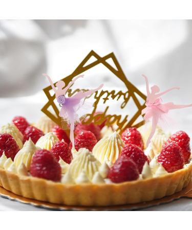 10 PCS Ballerina Girls Cupcake Topper Ballet Cake Topper Birthday Cake Topper Pink Purple Tutu Girl for Dancing Princess Birthday Party Birthday Party Cake Decoration Studio Photo Prop - Buy Online on GoSupps.com