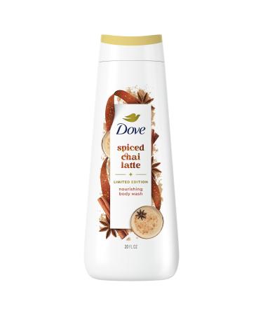 Dove Spiced Chai Latte Liquid Body Wash for Deep Nourishment Holiday Treats Limited Edition 20 fl oz