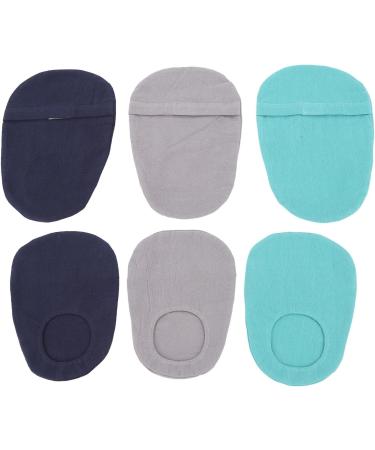 Hohxfyp Stoma Bag Covers - 3 Pack Removable Cotton Inserts Washable & Light Unisex Mixed Colors 23.9 x 16 cm - International Shipping Available - Buy Online on GoSupps.com