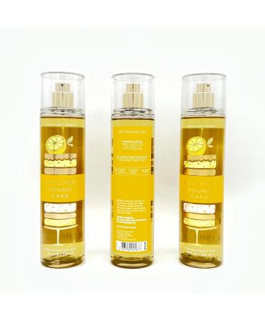 Iced Lemon Pound Cake Bath & Body Fine Fragrance Mist | Three Full Size Bottles (8soz Each) - Buy Online on GoSupps.com