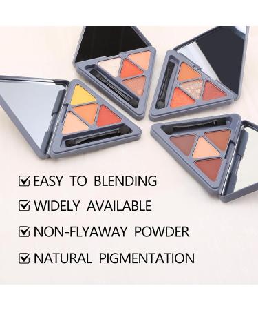 Buy Boobeen Highly Pigmented Eyeshadow Palette - Matte & Shimmer 4 Long-Wearing Colors for Vibrant Eye Looks - Buy Online on GoSupps.com