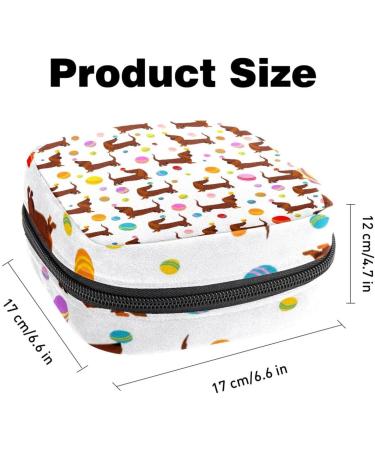 MUOOUM Women's Cartoon Dinosaur Storage Pocket Portable Menstruation Cup & Bandages Bag for Teens - Buy Online on GoSupps.com