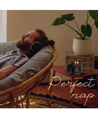 TRINIDa 2 Wicks Large Sleep Candle for Men - 100 Hours Long Burning Scented Candle Gift Set for Anxiety Relief & Sleep Promotion - Perfect Anniversary, Birthday, or Bath Relaxation Gift for Men - Buy Online on GoSupps.com