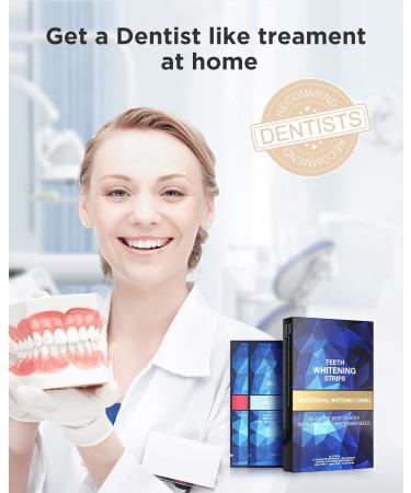 Teeth Whitening Strips 50 Pcs - Gentle & Safe Whitening Treatment, Non-Slip, Enamel-Safe, Removes All Stains - 25 Treatments - Buy Online on GoSupps.com