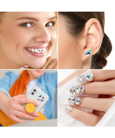 Burfy 4PCs Tooth Crystal Decorations - Colorful Tartar Gems for DIY Nail & Teeth Beauty | International Shipping - Buy Online on GoSupps.com