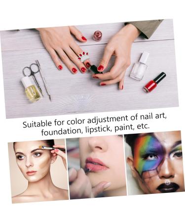 Palette de Nail Art Bague 2 Pcs Mini Ronde et Pied pour M lange Vernis Ongles Portable pour Passionn es Manucure et v nements Beaut  - Buy Online on GoSupps.com