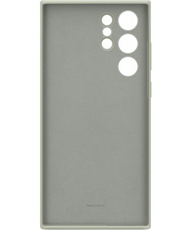 Samsung Official S22 Ultra Silicone Cover - Olive Green | Durable and Stylish - Buy Online on GoSupps.com