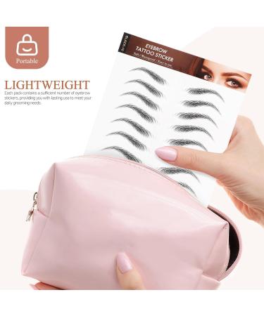 VICASKY Autocollants pour Sourcils 6D Effet Poil Poil 6 Feuilles Noir Waterproof Faux Sourcils Temporaires R alistes Transfert Facile pour Maquillage et Entretien Quotidien - Buy Online on GoSupps.com