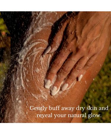 Glow n Go Body Polish Scrub - Coconut Sugar Exfoliating Body Scrub with Natural Oils & Butters | Hydrating & Nourishing (9.52 oz) | Buy Internationally - Buy Online on GoSupps.com