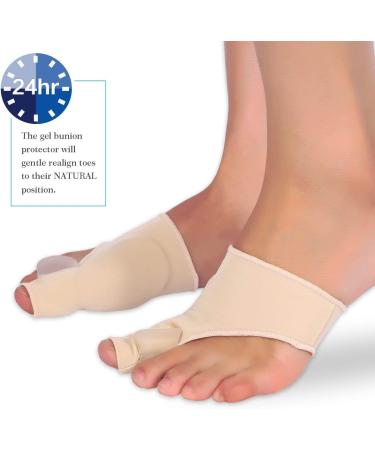 Doact Gel Bunion Corrector - Comfort Hallux Valgus Toe Spreader & Hammer Toe Separator | Universal Size - Buy Online on GoSupps.com