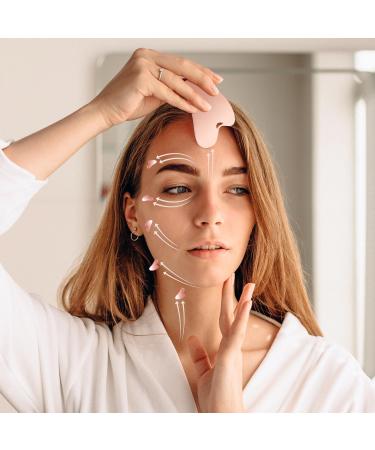 Scienlodic Stainless Steel Gua Sha Tool - Rose Gold Facial Massage for Jawline & Body | Perfect Skin Care Gift - Buy Online on GoSupps.com