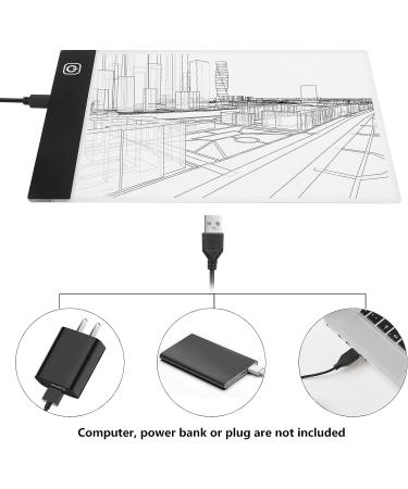 Flip Book Kit with Light Pad - A5 LED Board & 320 Sheets for Drawing, Tracing, Sketching - Flip Books Paper with Holes & Binding Screws - Buy Online on GoSupps.com