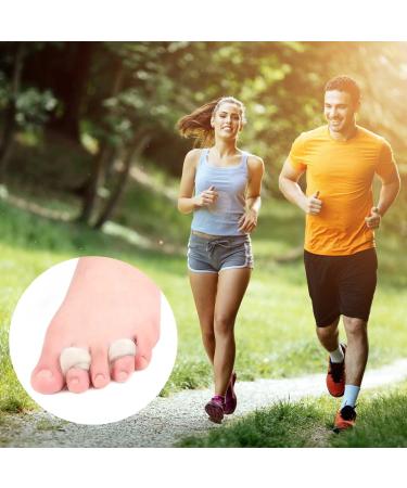 Soft & Comfortable Toe Splitter: Sweat Absorbing Overlapping Toe Separator - Breathable Toe Clip Pad for Corns & Calluses - 1 Fl Oz - Buy Online on GoSupps.com