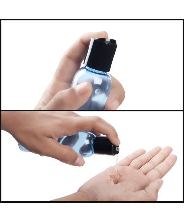 Buy Belle Vous 30-Pack 120ml Plastic Travel Bottles - Disc-Top Flip Cap for Cosmetics Shampoo & Shower Gel - Empty Bottles for Easy Filling - International Shipping Available - Buy Online on GoSupps.com