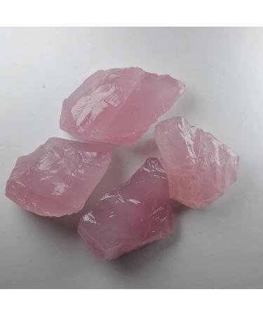 Gemstones for Decoration 200g Natural Raw Pink Rose Quartz Rough Stone Specimen Love Natural Stones and Minerals Fish Tank Stone Aura (Size : 130-160g) Full of Texture (Size : 90-130g) - Buy Online on GoSupps.com