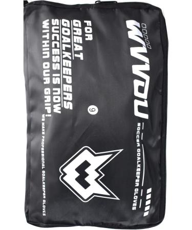 Buy Wvvou Goalkeeper Gloves - Men's Football Gloves with 4+3mm Latex Super Grip - Breathable Black & Blue Design for Ultimate Performance - Buy Online on GoSupps.com