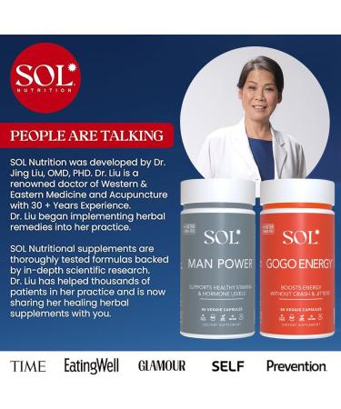 Sol Nutrition Man Power & Gogo Enery Supplement Bundle - Buy Online on GoSupps.com