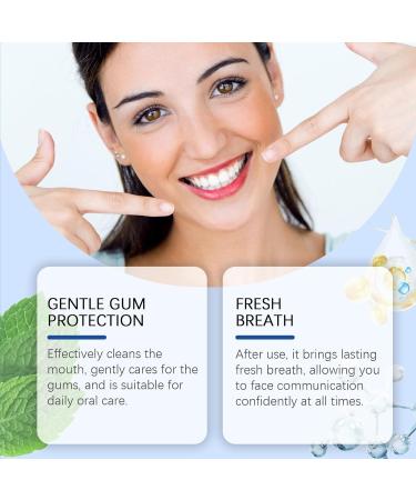 Bain de Bouche Oral l'Huile de Coco Naturel Huile De Menthe Poivr e Pour Blanchir Les Dents Bouche l'Huile de Noix de Coco et de Menthe Poivr e 120ML 1PC - Buy Online on GoSupps.com