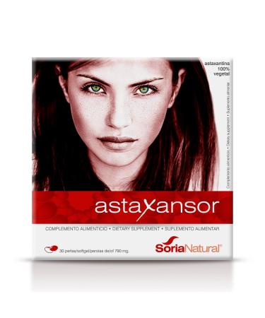 Astaxansor - Eye protection with astaxanthin 30 pearls of 790mg each (790mg)