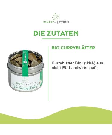 Buy Organic Curry Leaves - Dried Indian Spice for Ayurveda Kitchen | 100% Quality - Perfect for Curries & Chutneys - 3g - Buy Online on GoSupps.com