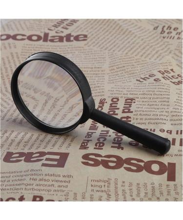 Lightweight Magnifying Glass 60Mm Diameter Handheld 5X High-Definition Portable Magnifying Glass for Reading Reading Newspapers Watch Repair/1Cps Lofty Ambition - Buy Online on GoSupps.com