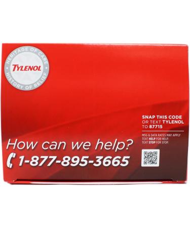 Tylenol Extra Strength Acetaminophen - 50 Doses (Two Tablets 500mg) | Fast International Shipping - Buy Online on GoSupps.com