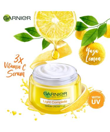 Garnier Skin Naturals Light Complete Serum Cream 23gm - Aloe 0.811 Ounce - Brightening Moisturizer for Glowing Skin - International Shipping Available - Buy Online on GoSupps.com