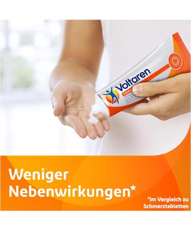 Voltaren Pain Gel 11.6 mg/g - Effective Muscle Neck Joint & Back Pain Relief - 120g (1 Pack) - Fast International Shipping - Buy Online on GoSupps.com