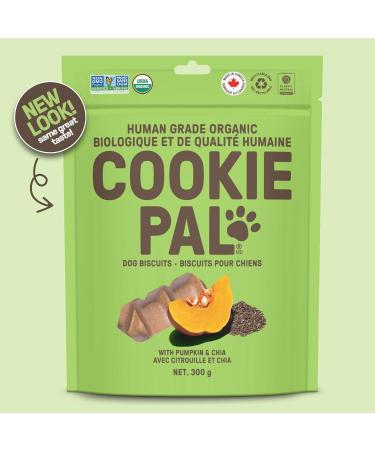 Cookie PAL Dog Treats with Pumpkin & Chia Human Grade USDA Organic Dog Treats Crunchy Dog Training Treats 300g (Pk of 3) Pumpkin & Chia Seed 300 g (Pack of 3) - Buy Online on GoSupps.com