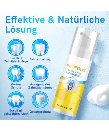Furzero Propolis Smile Mouthwash 60ml (2pcs) - Natural Oral Care for Fresh Breath | International Shipping Available - Buy Online on GoSupps.com