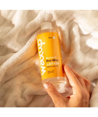 Waxup 3-Step Skin Care Kit: Marigold Pre Wax Cleanser, Almond Oil Wax Remover, Post Wax Aloe Vera Gel - Hair Removal Kit for Women - Buy Online on GoSupps.com