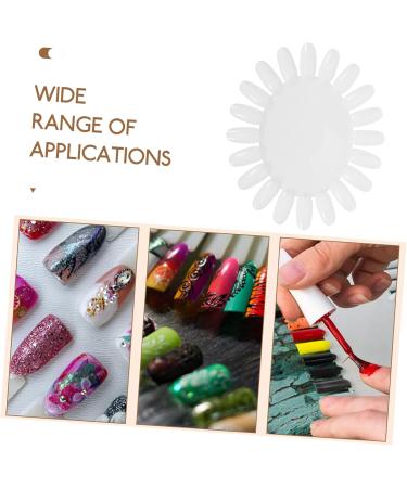 minkissy 1 Nail Gel Polish Nail Polish Display Wheel Nail Art Display Wheel Nail Gel Color Card Nail Art Display Board Nail Polish Rack Nail Art Tips Ribbon Sun Flower Manicure - Buy Online on GoSupps.com