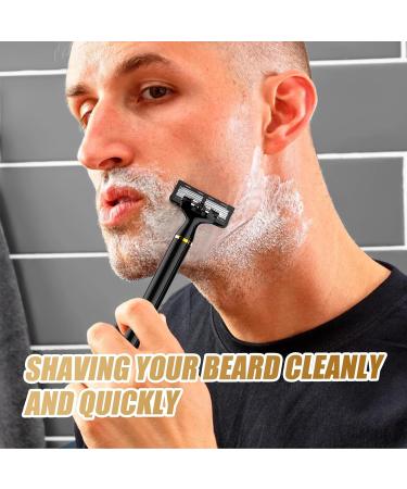 Unaone Razors for Men - Premium Black Shaving Razors with 2 Blade Refills & Ergonomic Handle - Shop Internationally - Buy Online on GoSupps.com