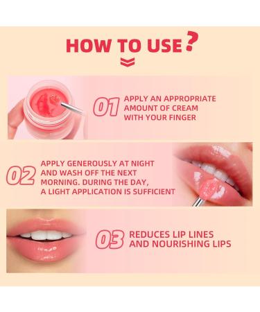  JINGLING JINGLING Moisturizing Lip Balm 22g Lip Mask Lightweight Lip Mask for Parties Spas Travel Workplace Home Nighttime Daily Routine Cracked Dry Lips - Buy Online on GoSupps.com