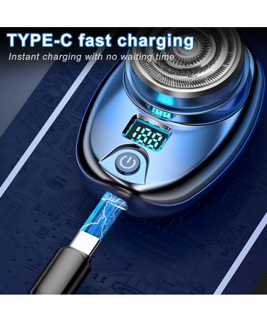 OneNine Mini Shaver Portable Electric Shaver with LED Display Electric Razor for Men USB Rechargeable Waterproof Portable Shavers Easy One-Button Wet and Dry Use Suitable for Home Car Travel - Buy Online on GoSupps.com