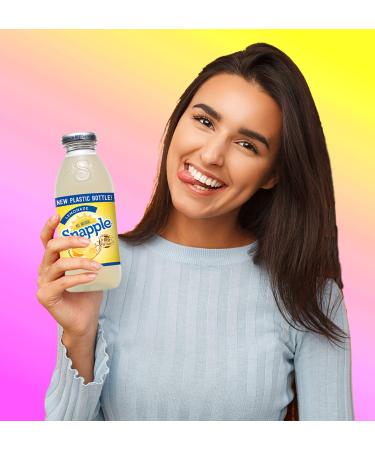 Snapple Lemonade 16 Fl Oz (Pack of 8) - All Natural Refreshing Drink - 128 Fl Oz Total - Buy Online on GoSupps.com
