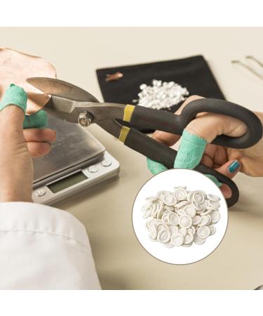 100pcs Latex Finger Cots - Anti-Static Finger Covers for Protection - Disposable Latex Finger Cots for Injuries - White - Buy Online on GoSupps.com