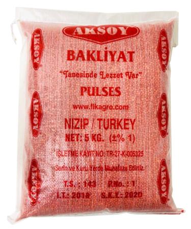 Aksoy Red Whole Lentils 5KG 5.0 Kilograms - Buy Online on GoSupps.com