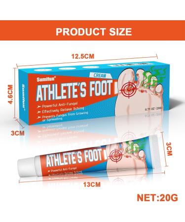 Foot Fungus Ointment Antipruritic Fungal Ointment Beriberi Treatment Cream 20 Grams Of foot Odor Beriberi Antipruritic and fungal Beriberi Care Ointment - Buy Online on GoSupps.com
