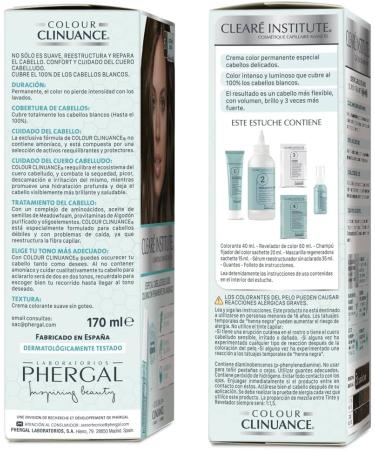 Cleare Institute Color Clinuance permanent coloration delicate hair without ammonia plus brightness intense color 100 coverage 401 cold chocolate 170 ml - Buy Online on GoSupps.com