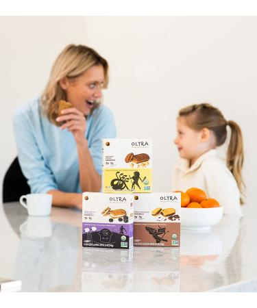 OLYRA Certified Organic Sandwich Biscuits Variety - Low Sugar High Fiber Protein Cookie (6 Boxes) - Buy Online on GoSupps.com