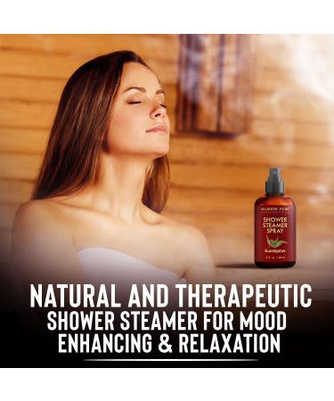 MAJESTIC PURE Eucalyptus Shower Steamer Spray - 100% Pure Essential Oil Mist - Aromatherapy Spa Room Spray - 2fl oz - Buy Online on GoSupps.com
